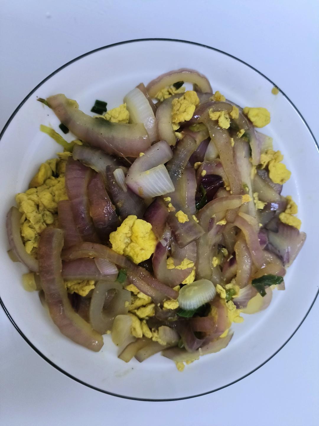 洋葱炒鸡蛋
