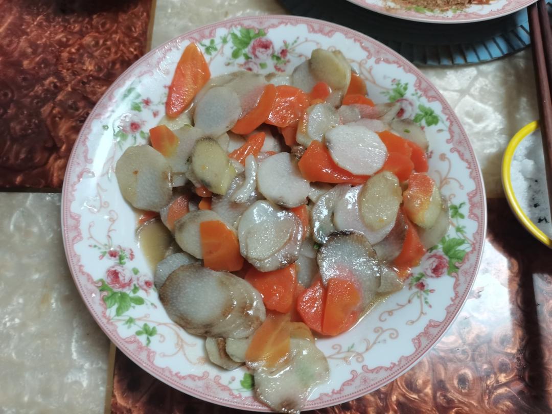 老丁的私房菜-清炒山药