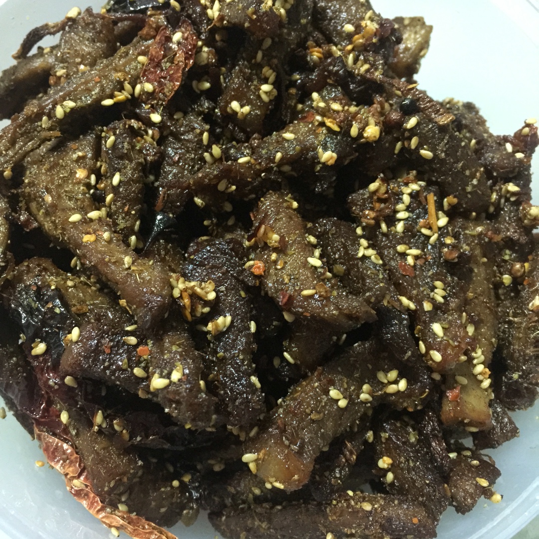 麻辣牛肉干