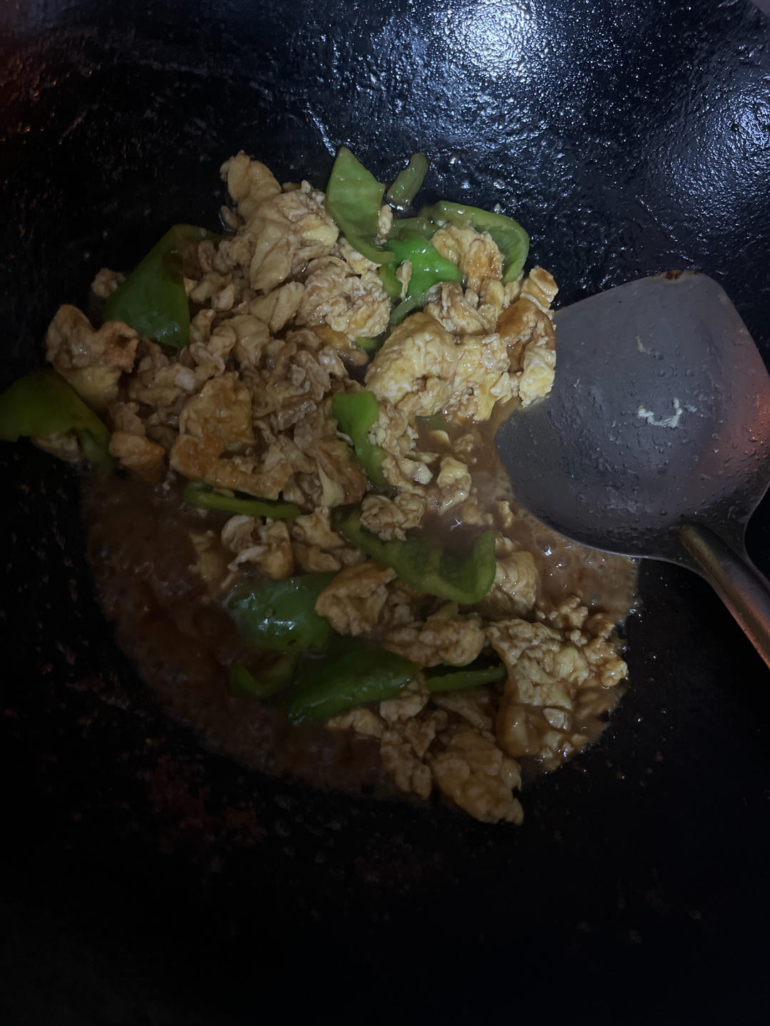 青椒酱鸡蛋