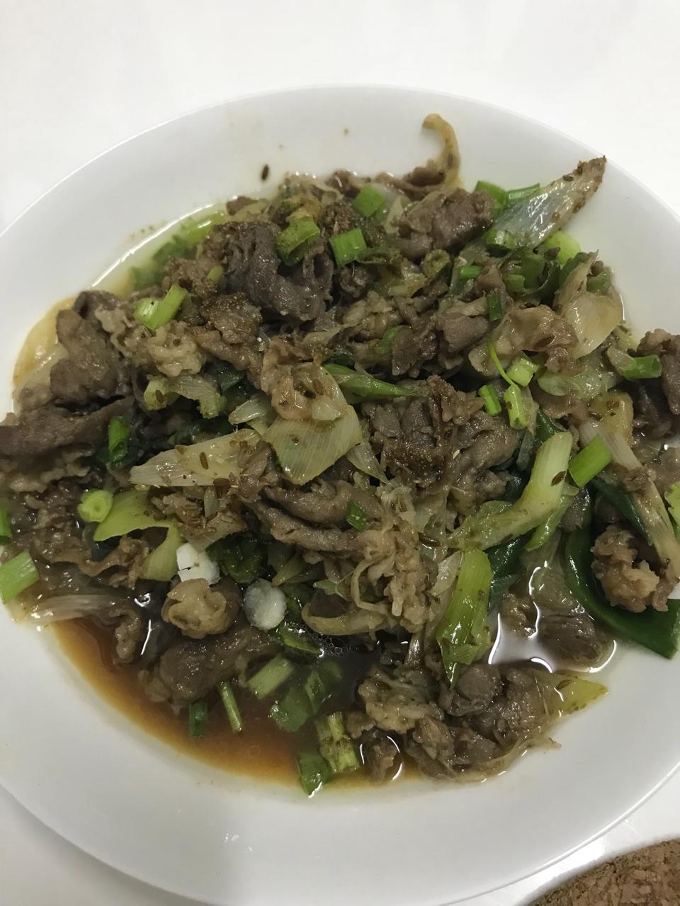 葱爆羊肉