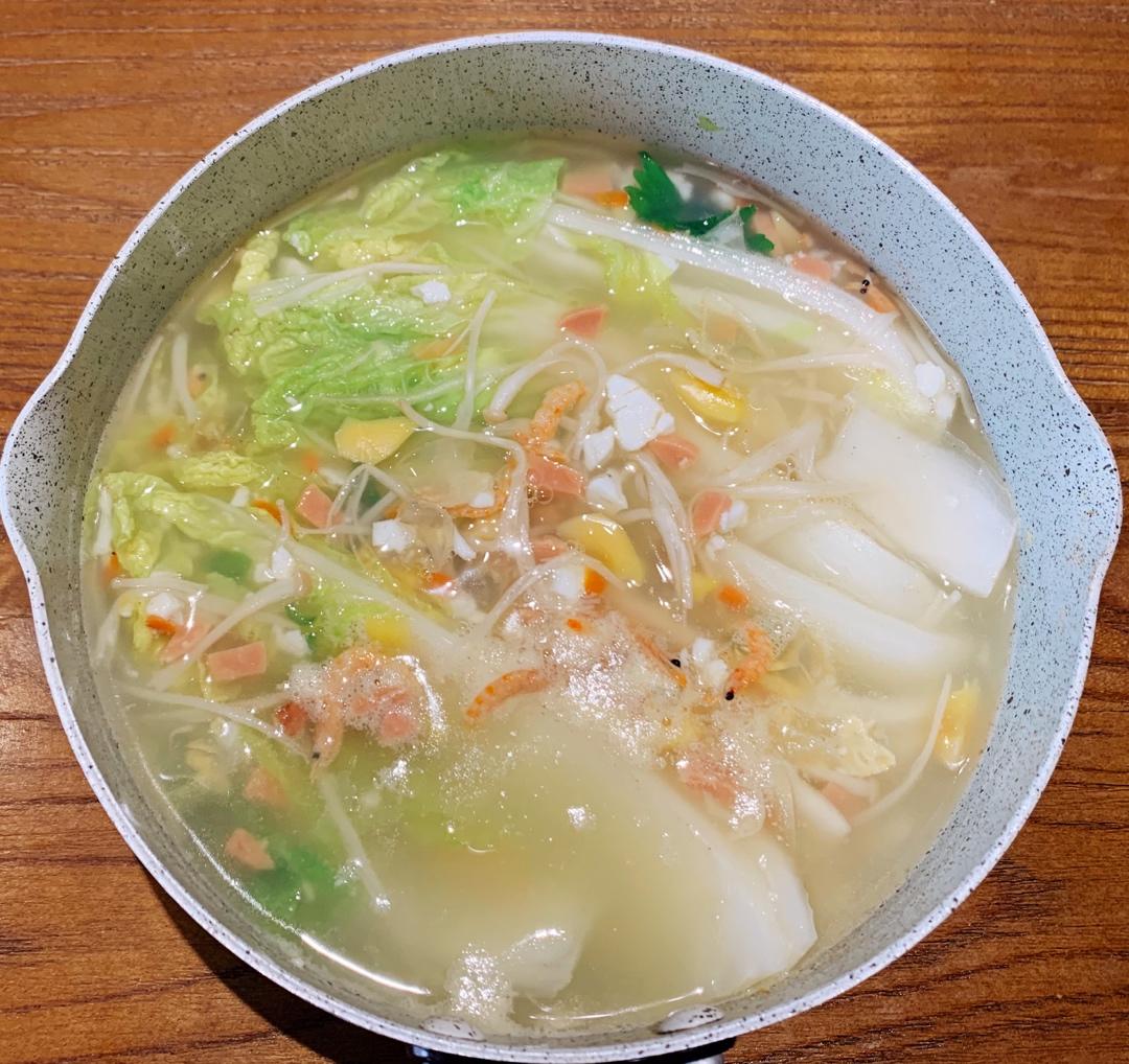 鲜掉眉毛的上汤娃娃菜