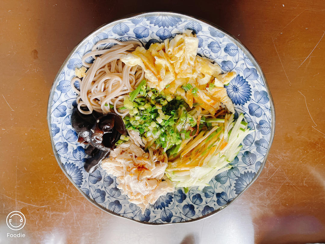 低卡减脂餐‼️凉拌鸡丝荞麦面㊙️酸辣又开胃