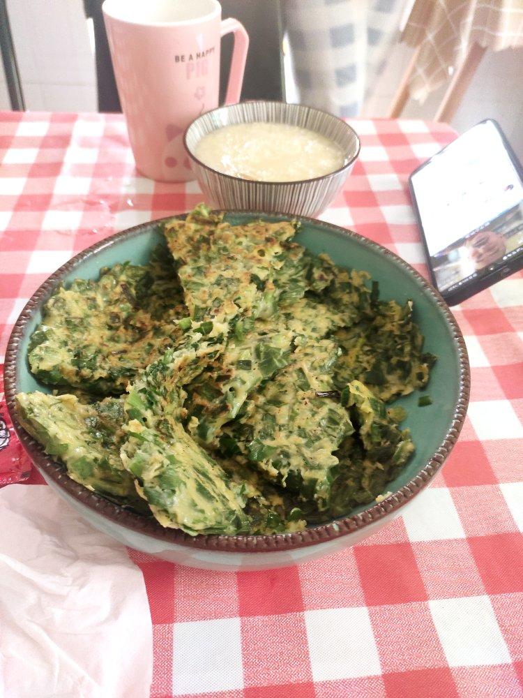 韭菜鸡蛋煎饼