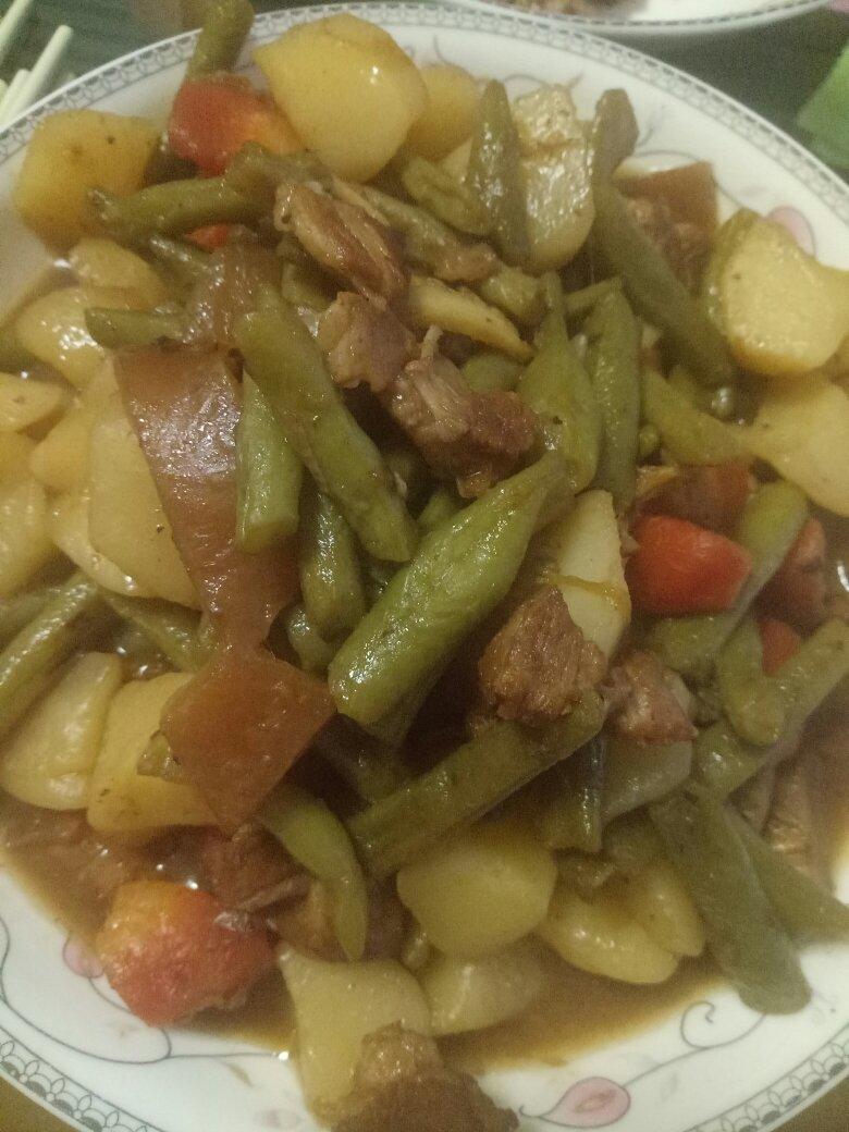 东北土豆炖豆角