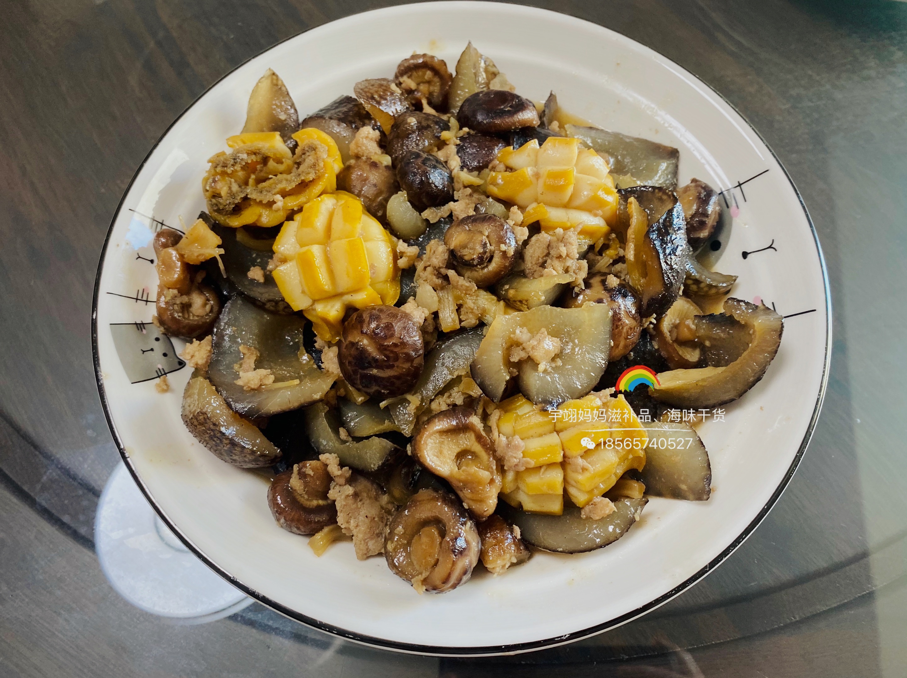 鲍鱼瑶柱花菇焖海参，孩子太爱吃了，一碗饭妥妥滴！的做法