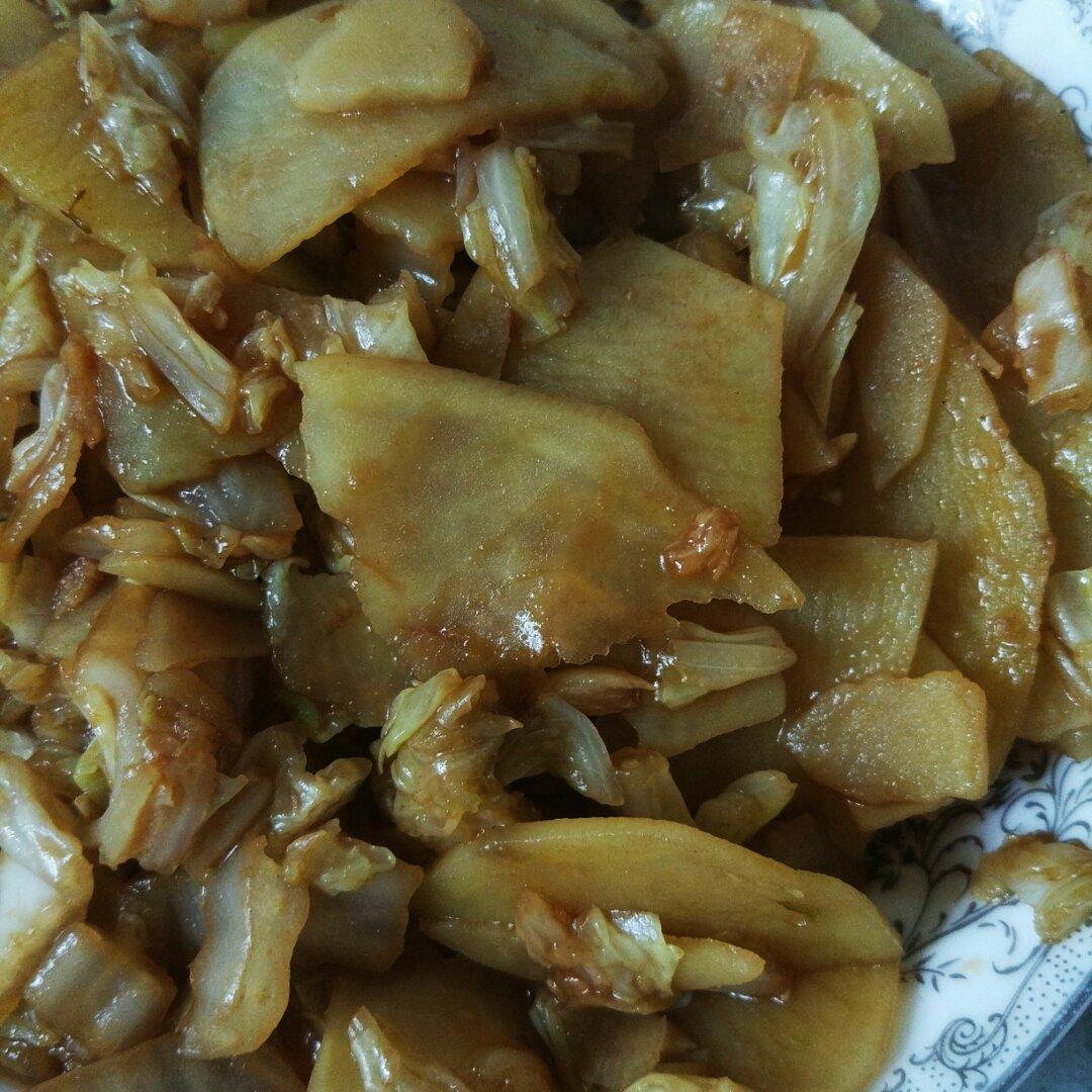 白菜炖土豆
