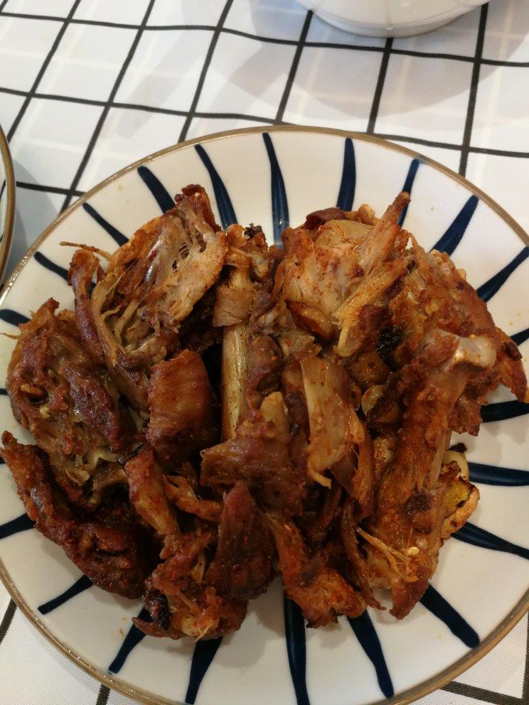 椒盐鸭架
