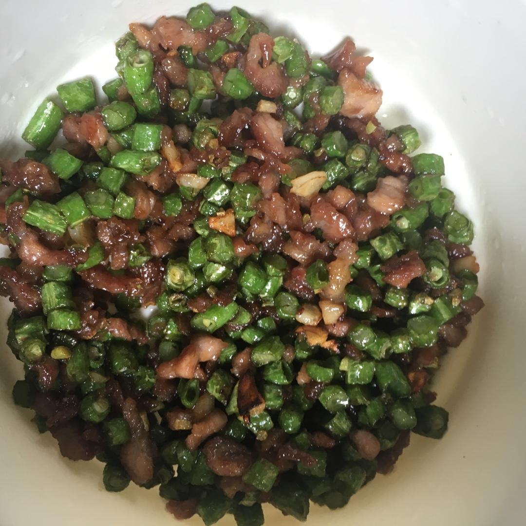 肉沫豆角下饭菜