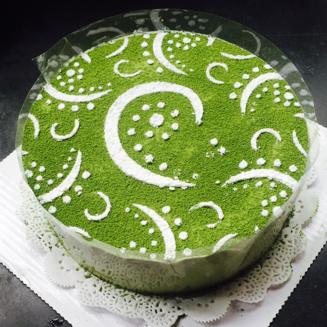 抹茶冻芝士蛋糕