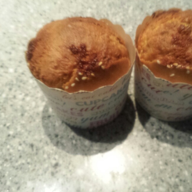 快手香蕉纸杯蛋糕