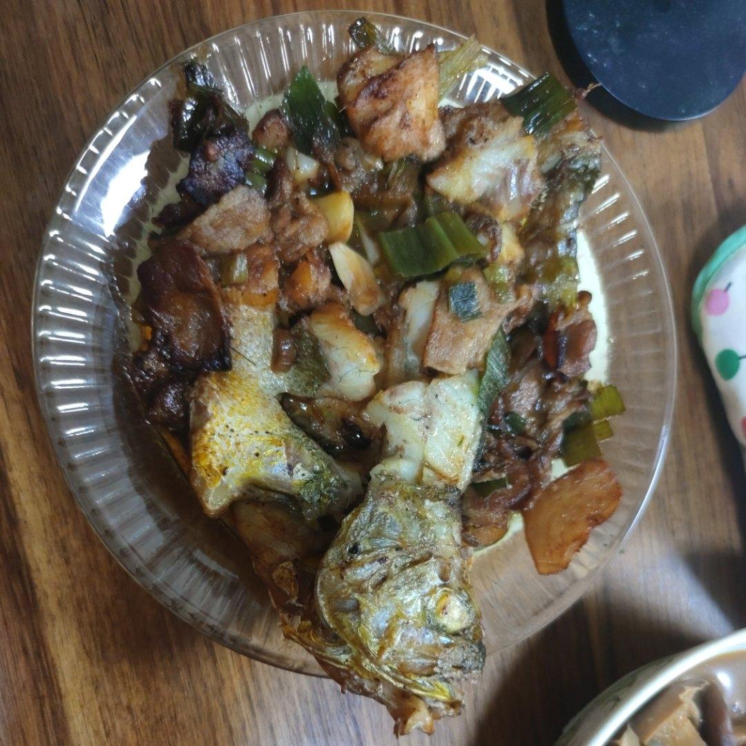 【台州菜】家烧黄鱼(米其林三星新荣记)