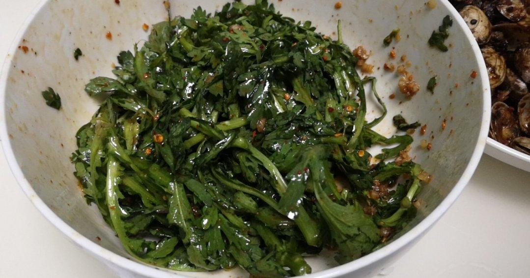 凉拌茼蒿