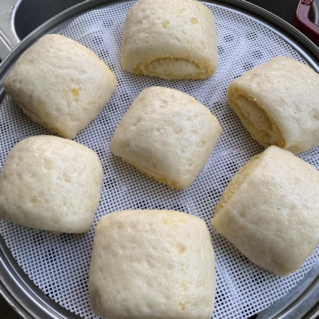 椰蓉馒头卷（附自制椰蓉馅）