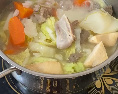 冬日进补:羊肉萝卜白菜汤的做法