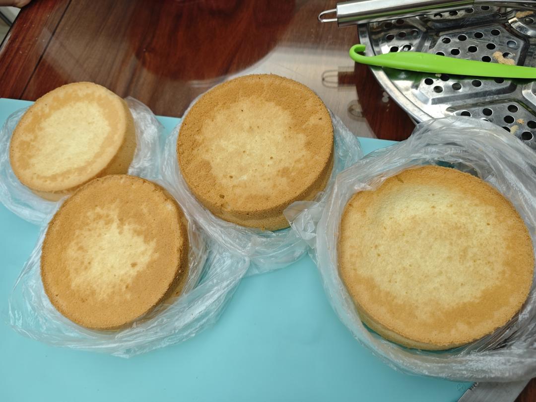 超柔软6寸戚风蛋糕(附8寸配方)零失败 超详细‼️含操作视频