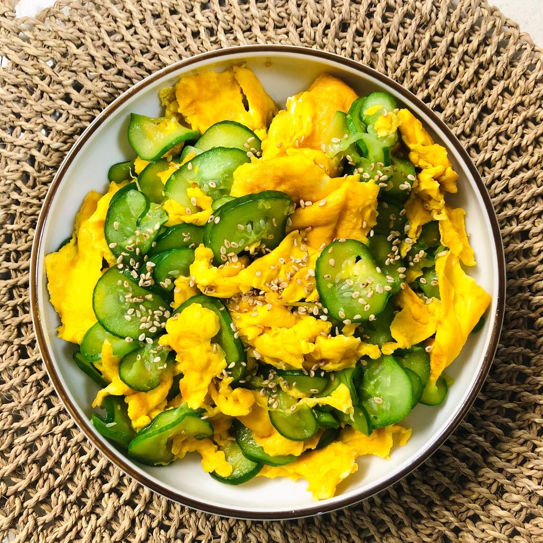 青瓜炒雞蛋的做法 步驟8