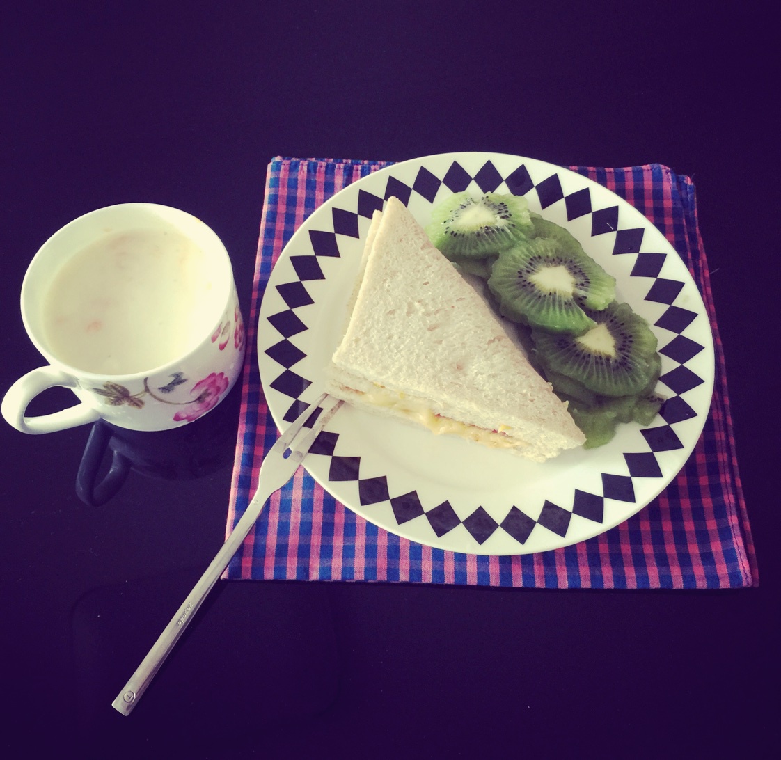 火腿芝士蛋三文治