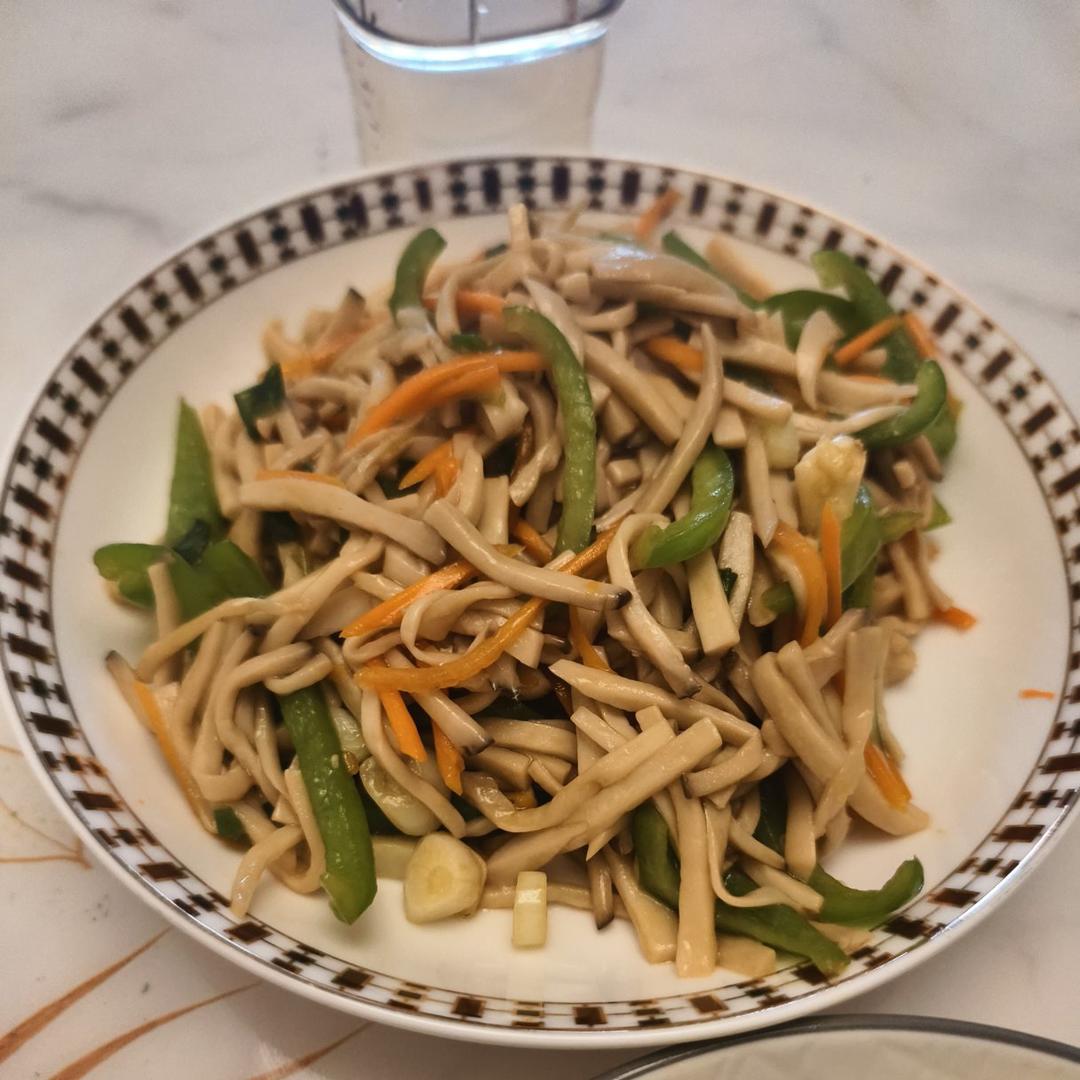 小炒杏鲍菇