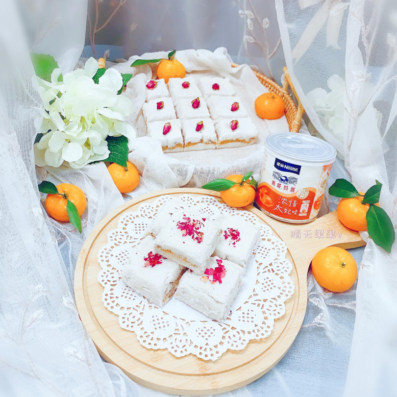 颜控必备中式糕点——太妃玫瑰糕（太妃组）