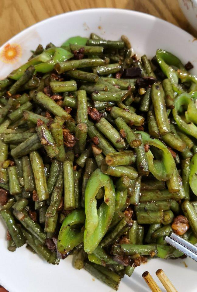清炒豇豆角