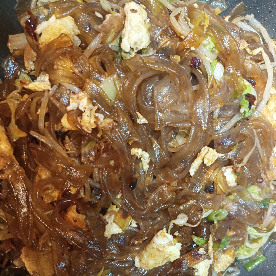 豆芽炒粉条