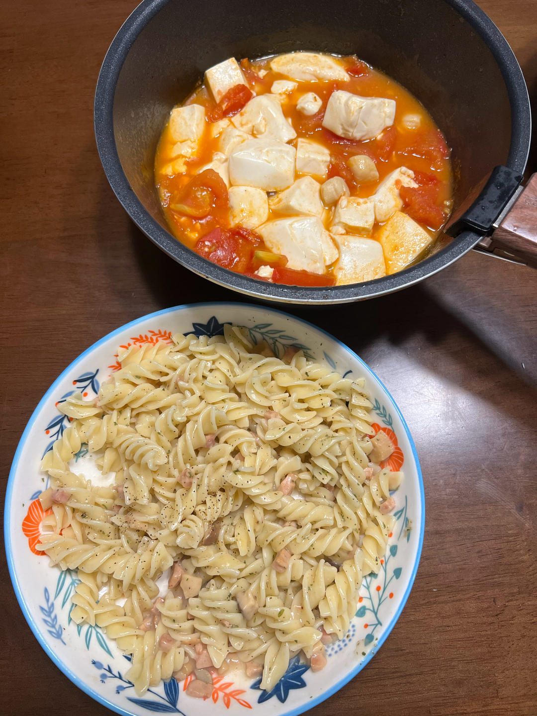 番茄烩贝柱嫩豆腐🍅