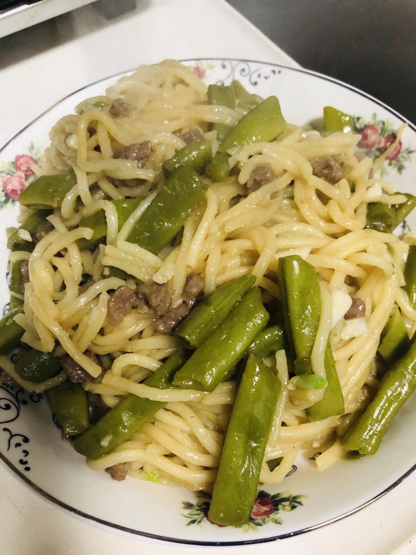 豆角焖面