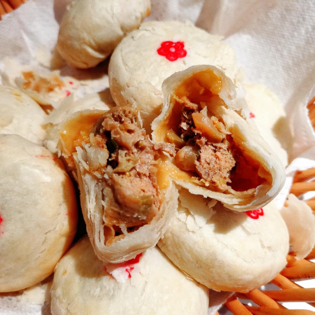 苏式梅干菜鲜肉月饼