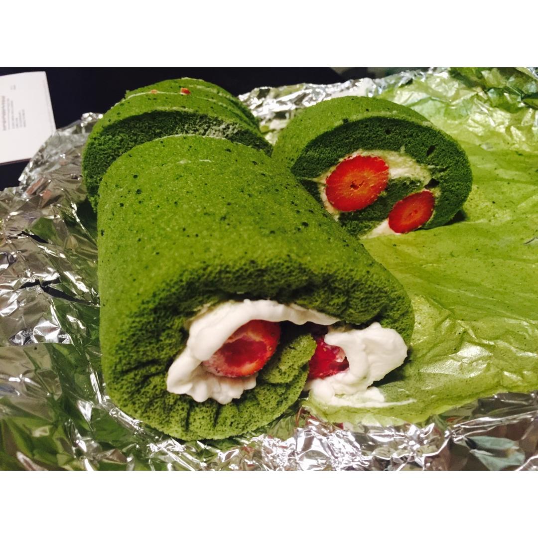 日式抹茶蛋糕卷