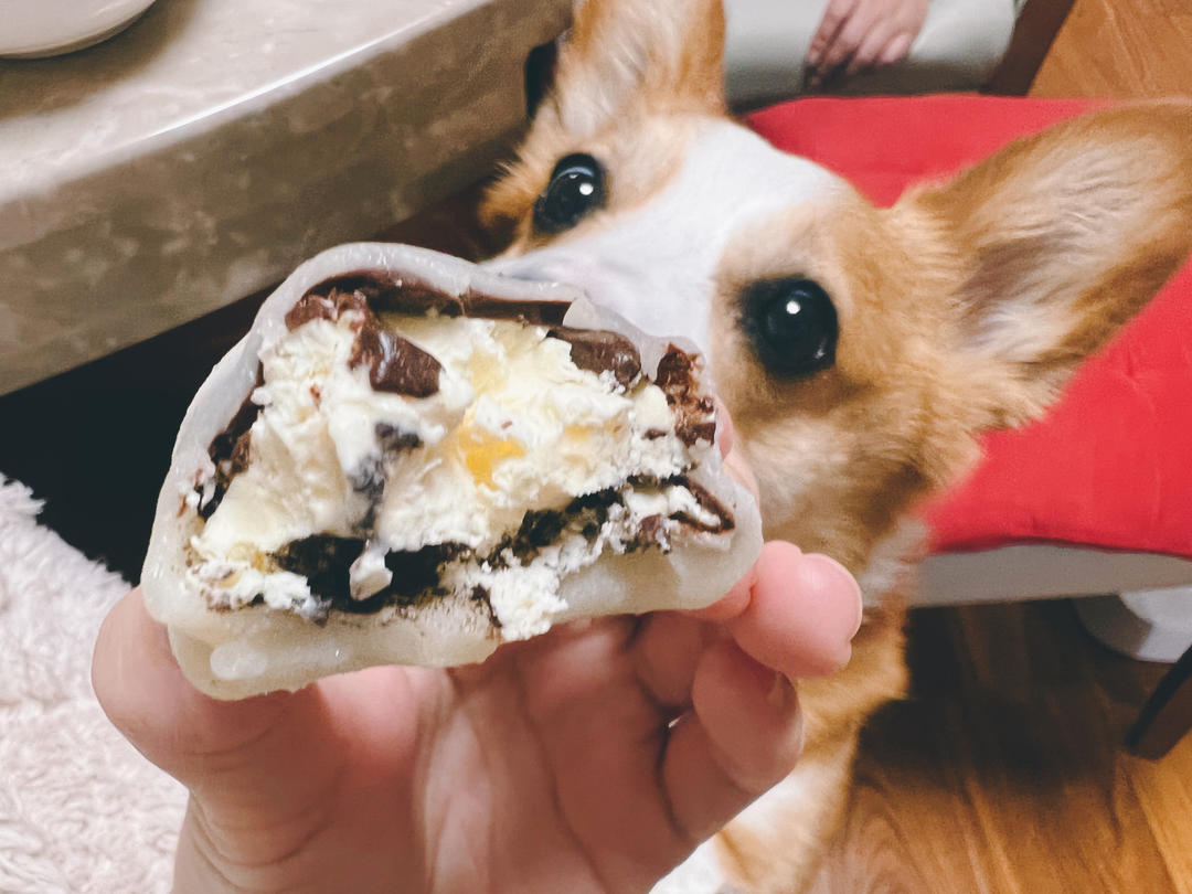 奶味浓郁的糯米糍冰淇淋