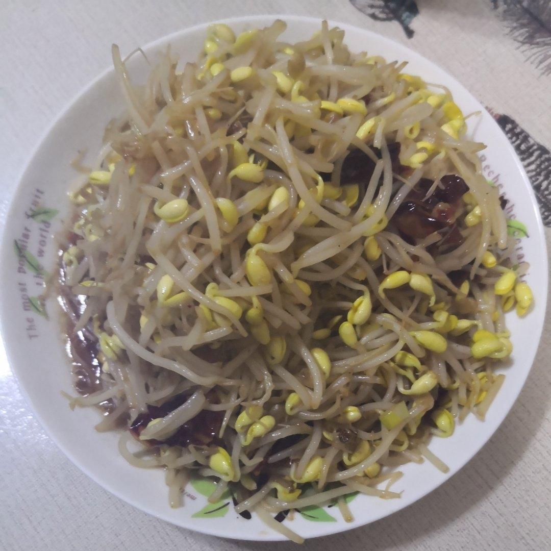 清炒豆芽