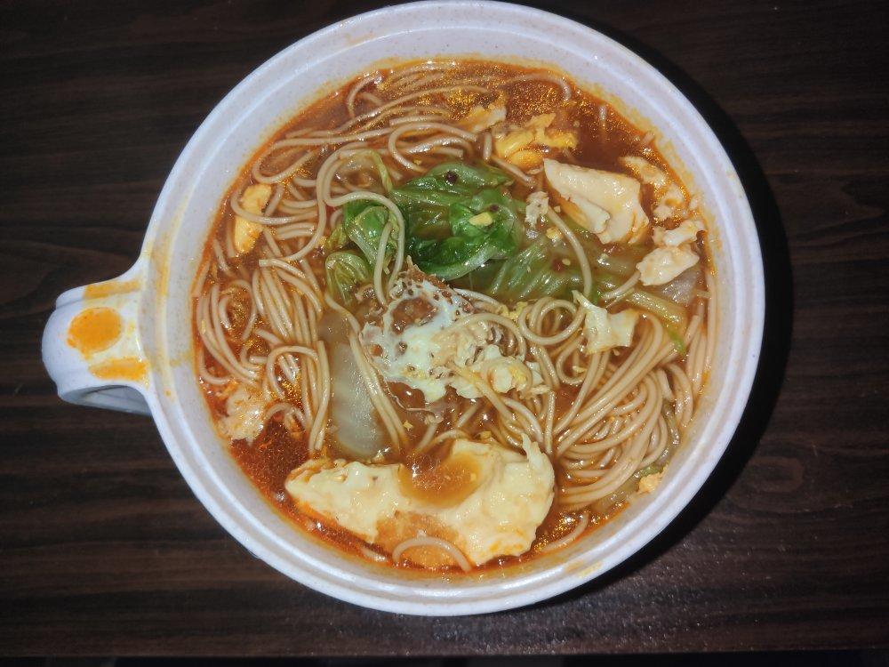 煮一碗长寿面——（快手鸡蛋汤面）