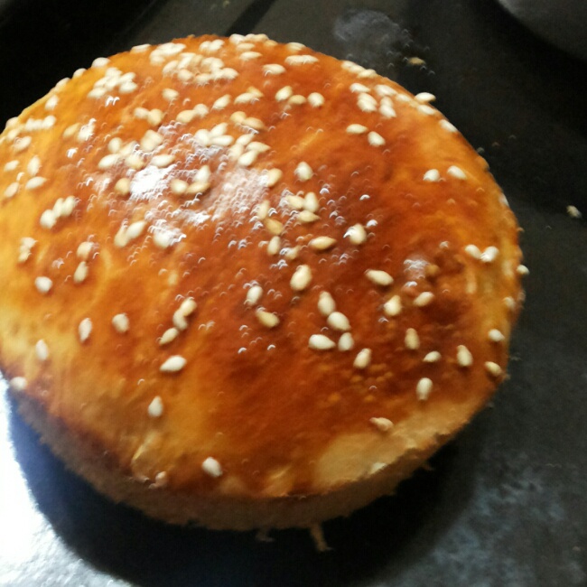 肯德基早餐汉堡轻松在家做 ---『玉米鸡肉汉堡包』