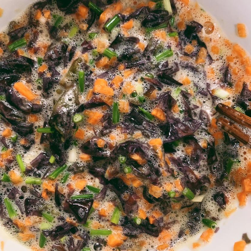紫菜蛋饼的做法
