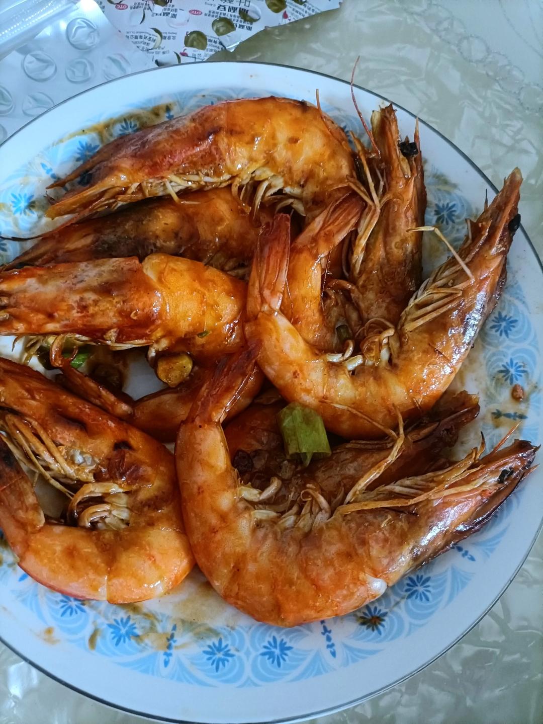 十分钟做好吃的红烧大虾