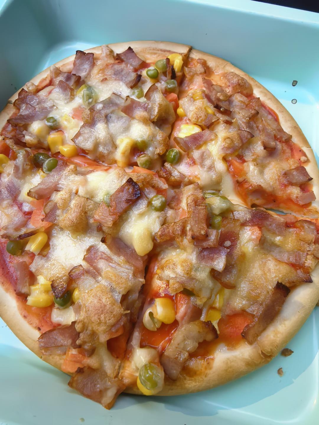 儿子说比BSK好吃的披萨（含披萨酱、饼底做法）