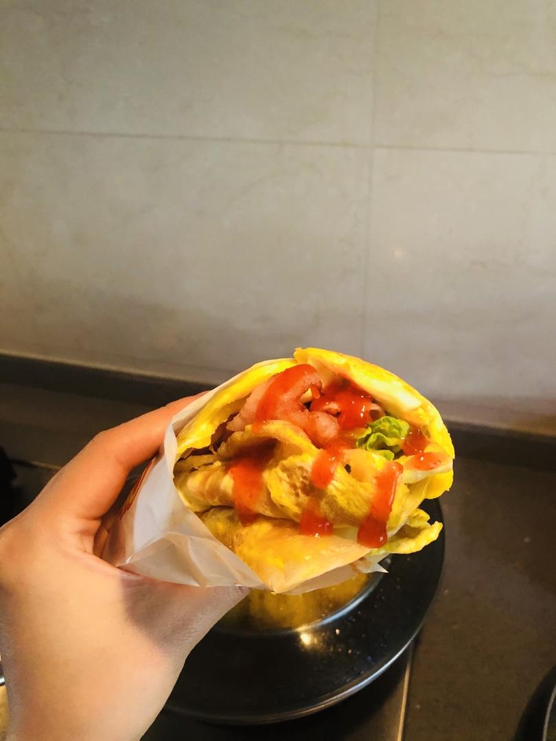 三分钟就可以做好孩子的早餐（手抓饼）