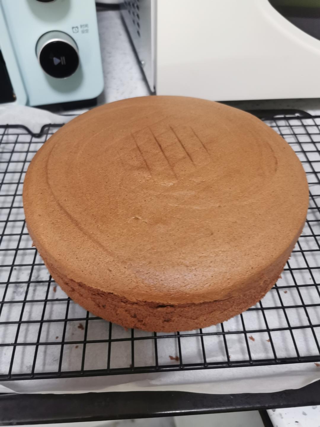 可可戚风蛋糕～8寸～百分百成功