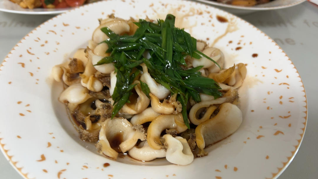 超简单的快手菜 葱香鲍鱼片 下饭菜 低卡