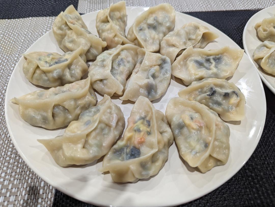 素饺子的极致美味 西葫芦鸡蛋饺子