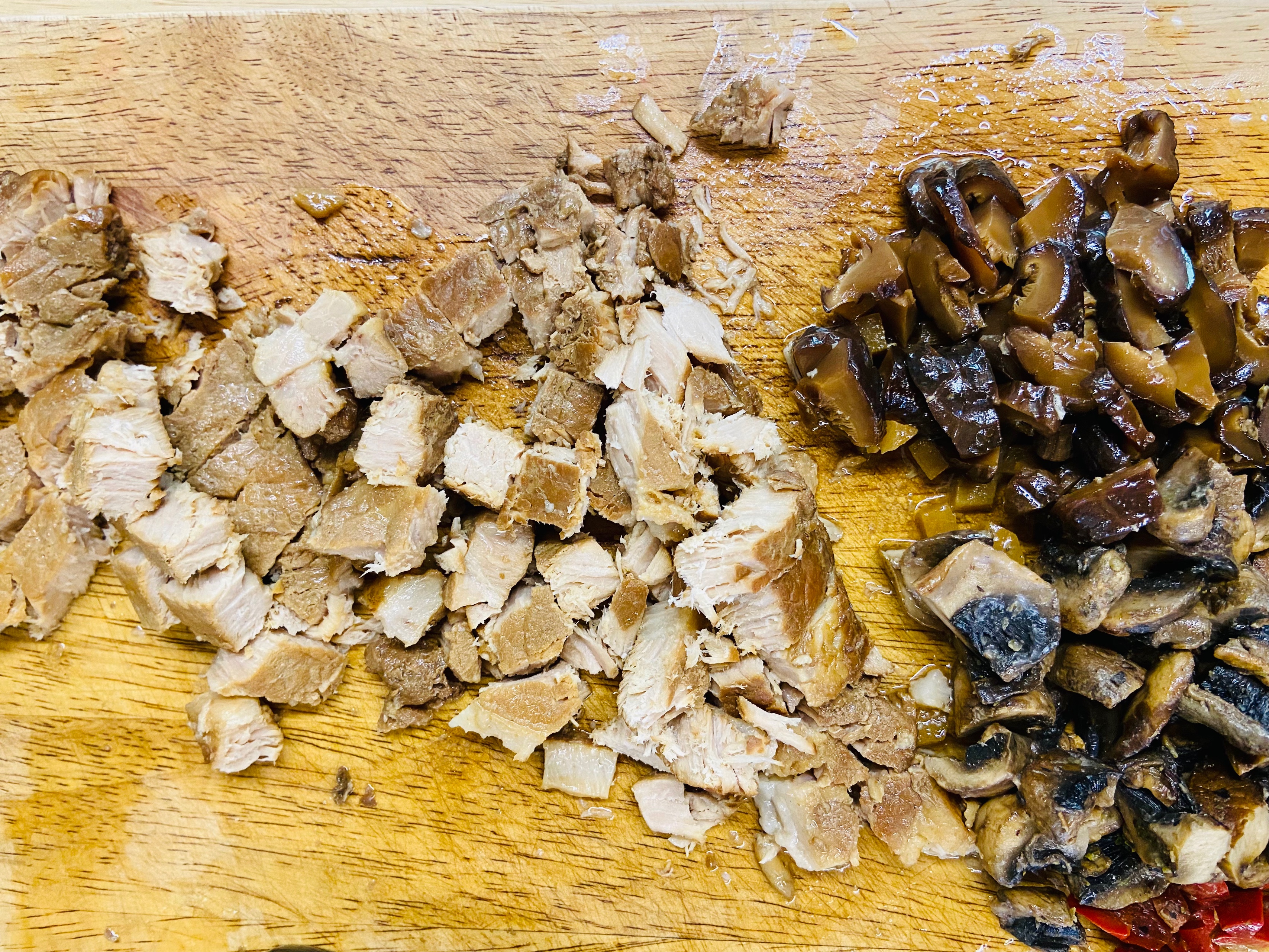 紅燒大排蘑菇豆香糯米飯的做法 步骤4