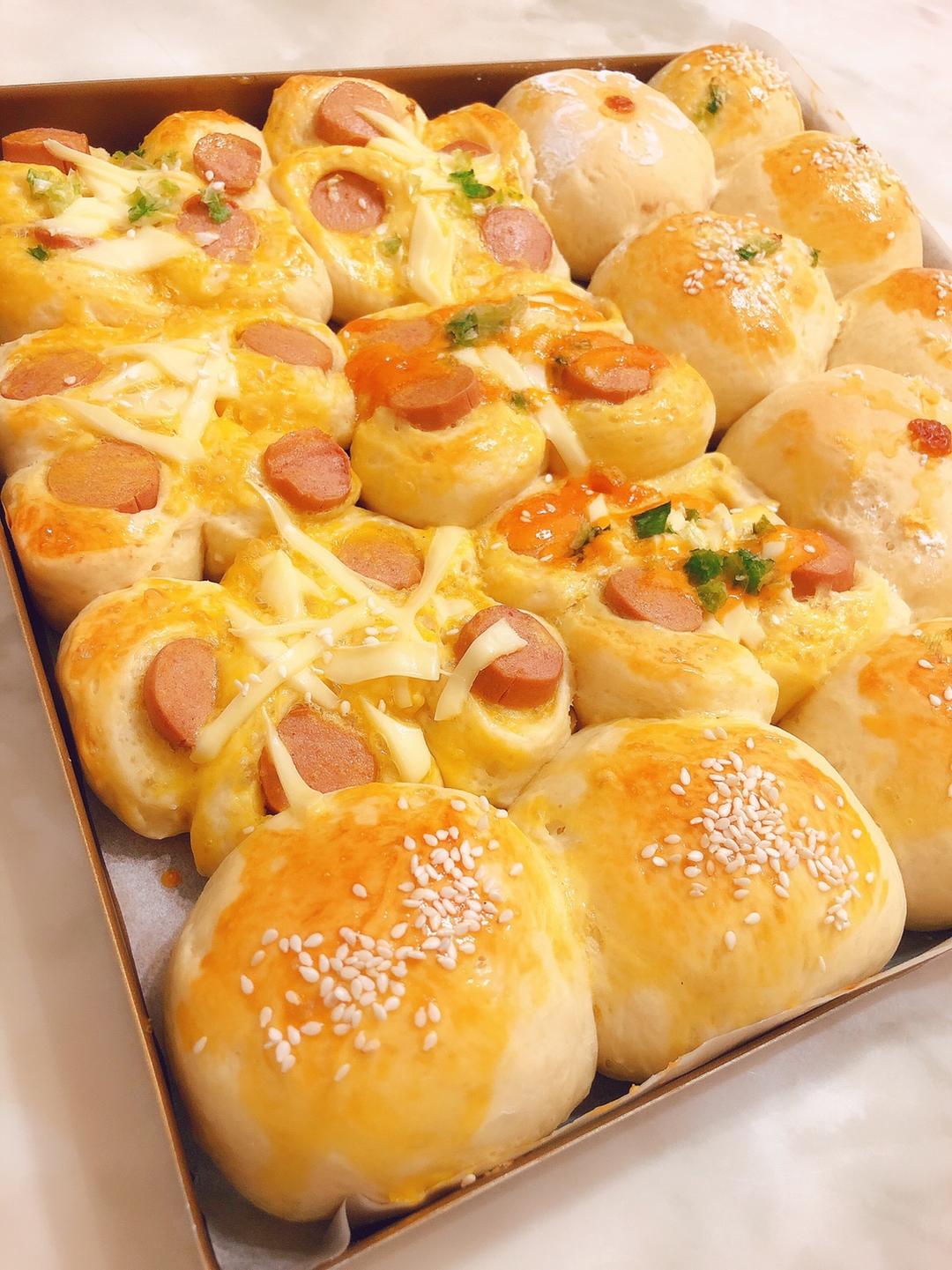 纯奶手撕吐司的做法 步骤1