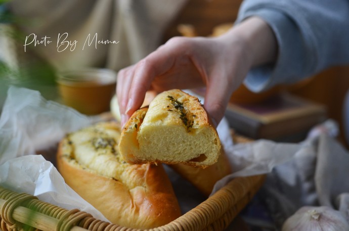 蒜香软法--咸面包界里的扛把子的做法