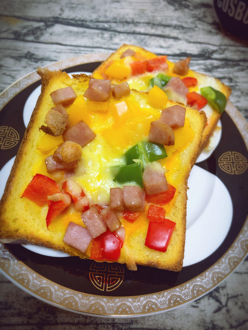 小白都能学会的吐司披萨