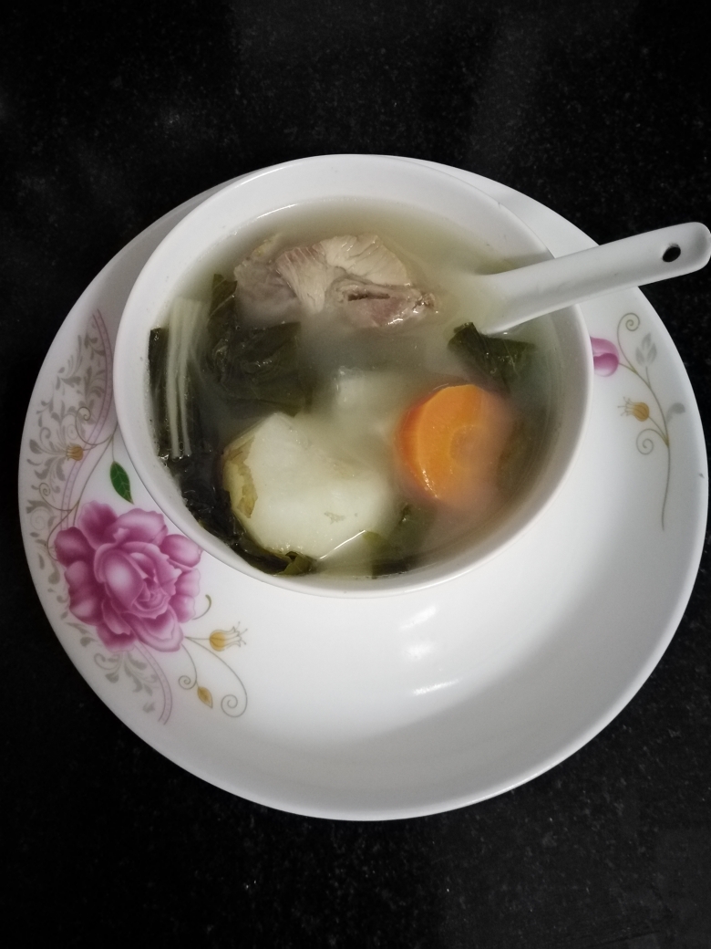 白菜干汤的做法