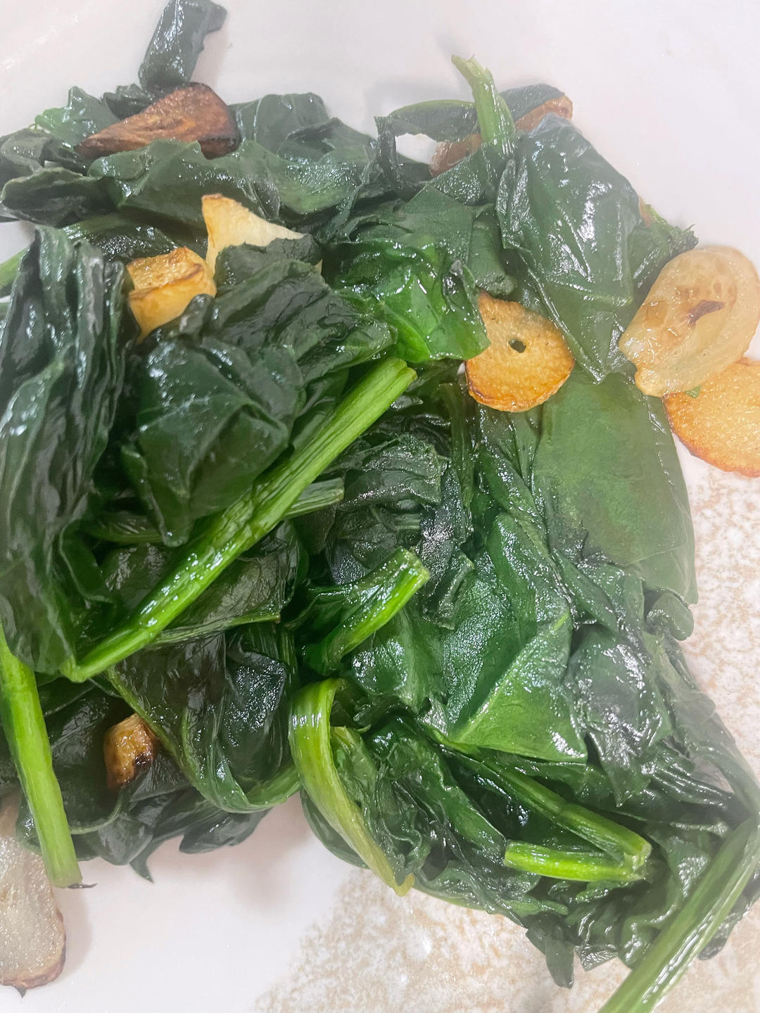 不涩口又嫩的清炒菠菜