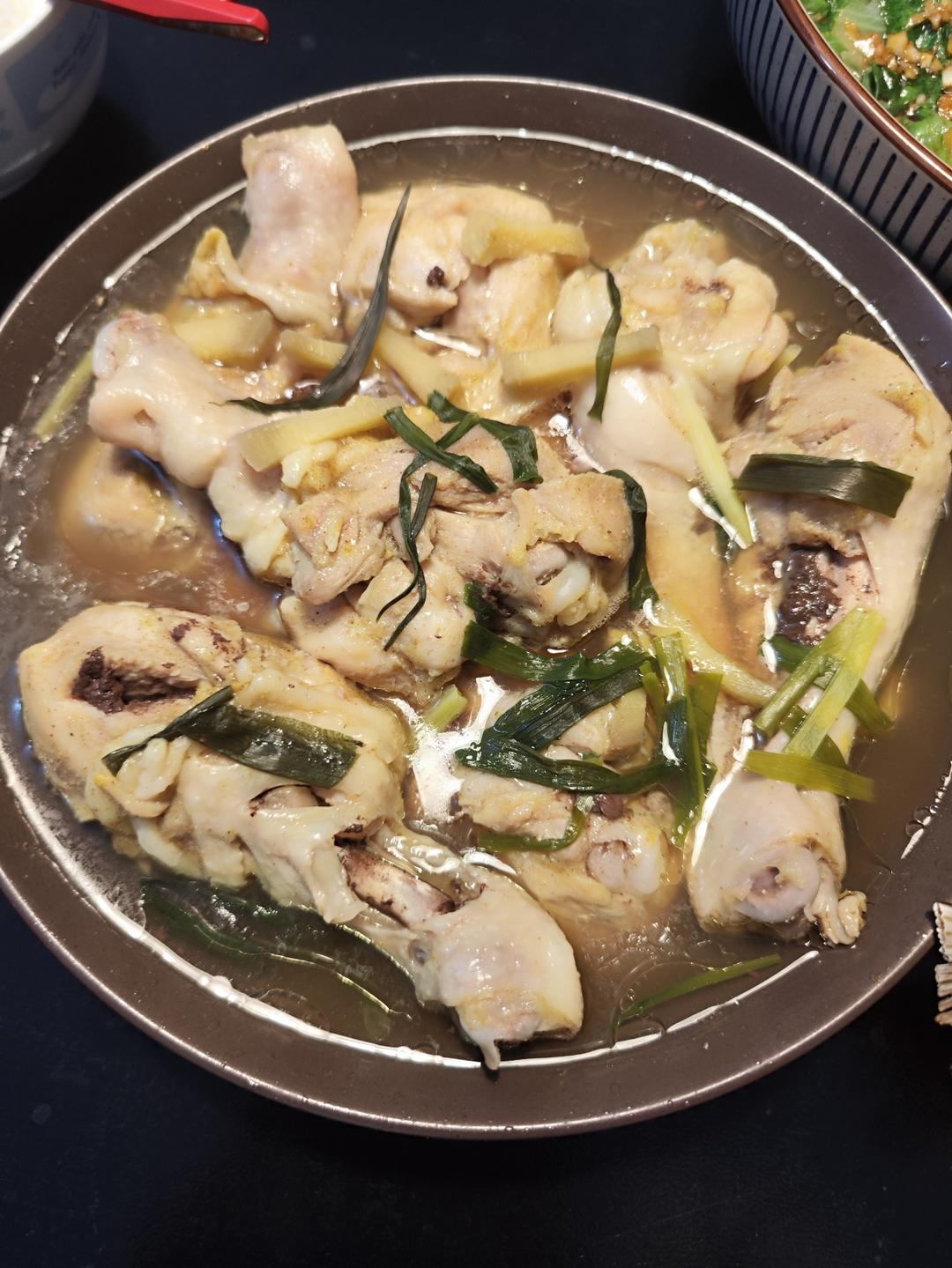 清蒸盐焗鸡腿