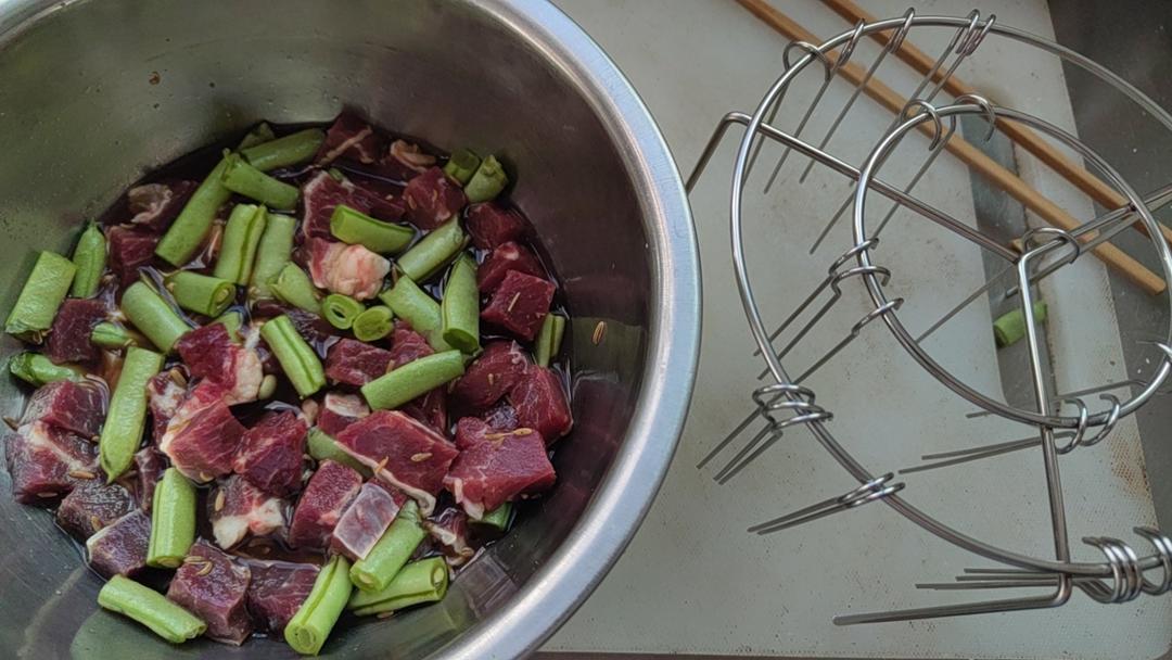 空气炸锅烤牛肉串