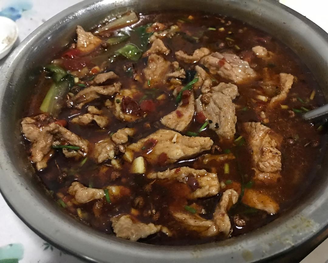堂妈小厨——水煮肉片